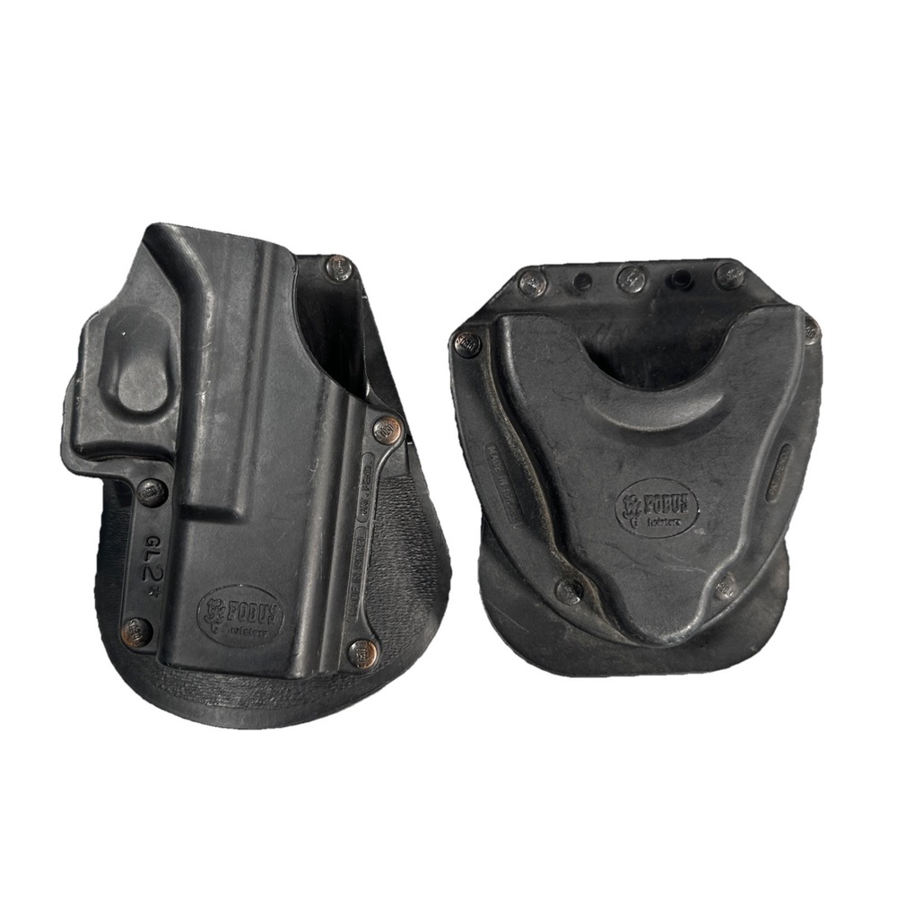 FOBUS Handcuff Pouch Paddle Holster CUFF & Glock GL2 EDC Carry Belt Attachment